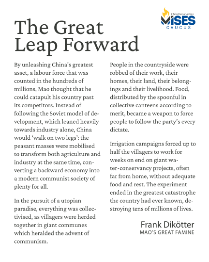 F1356: Frank Dikotter – The Great Leap Forward