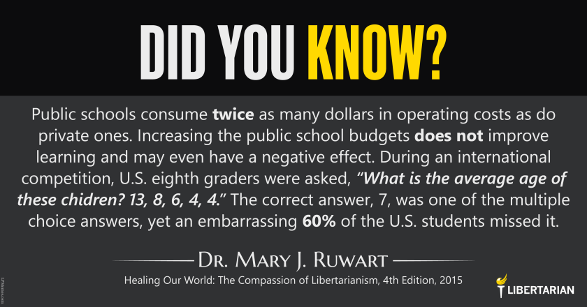 LW1361: Mary Ruwart – Public Schools are Wasteful