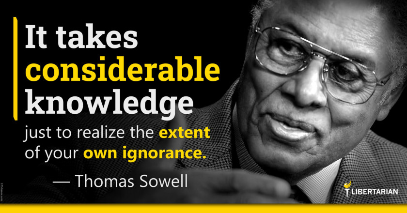 LW1146: Thomas Sowell – Realize the Extent of Your Own Ignorance