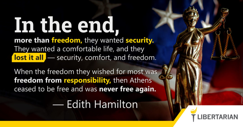 LW1418: Edith Hamilton - Freedom from Responsibility