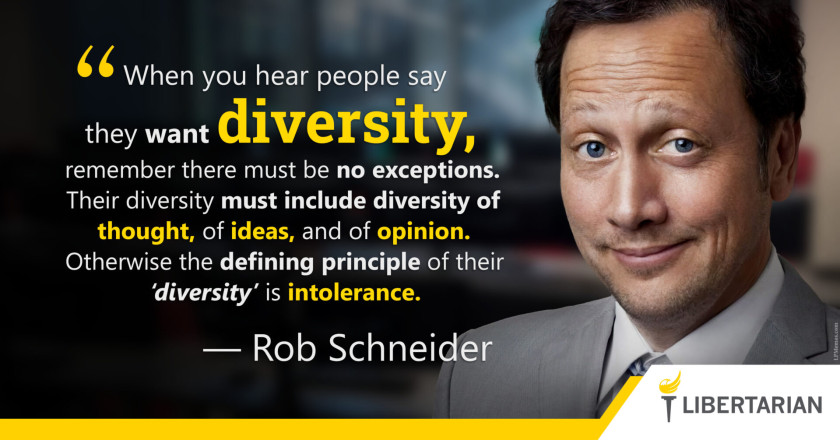 LW1224: Rob Schneider – Real Diversity Not Intolerance