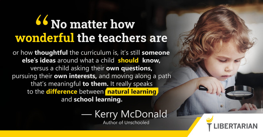 LW1228: Kerry Mcdonald – Natural Learning vs. School Learning