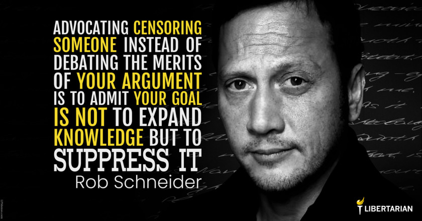 LW1330: Rob Schneider – Advocating Censorship