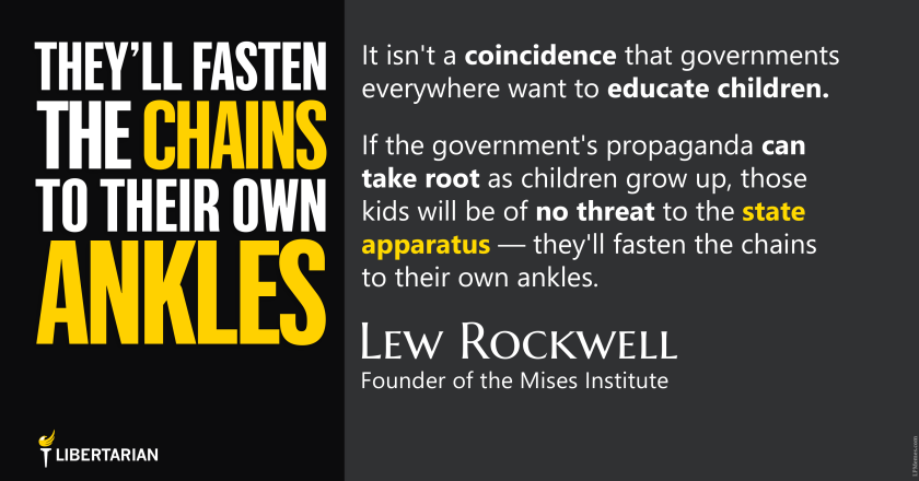 LW1340: Lew Rockwell – They’ll Fasten Their Own Chains