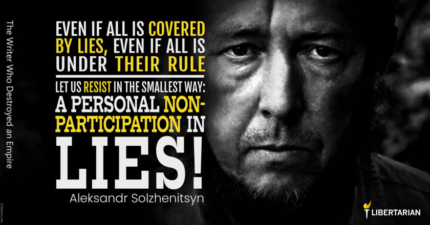 LW1371: Aleksandr Solzhenitsyn – Non-Participation in Lies