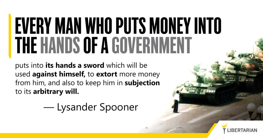 LW1427: Lysander Spooner - Money in the Hands of Government
