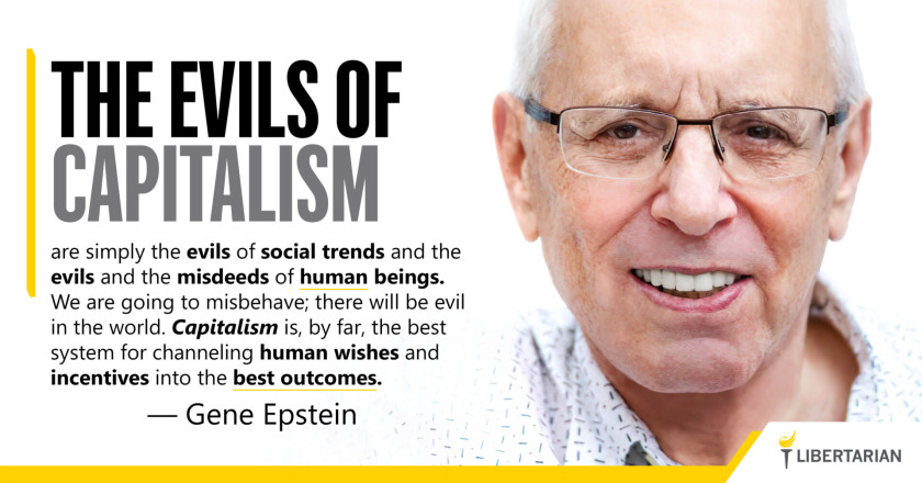 LW1443: Gene Epstein - The Evils of Capitalism