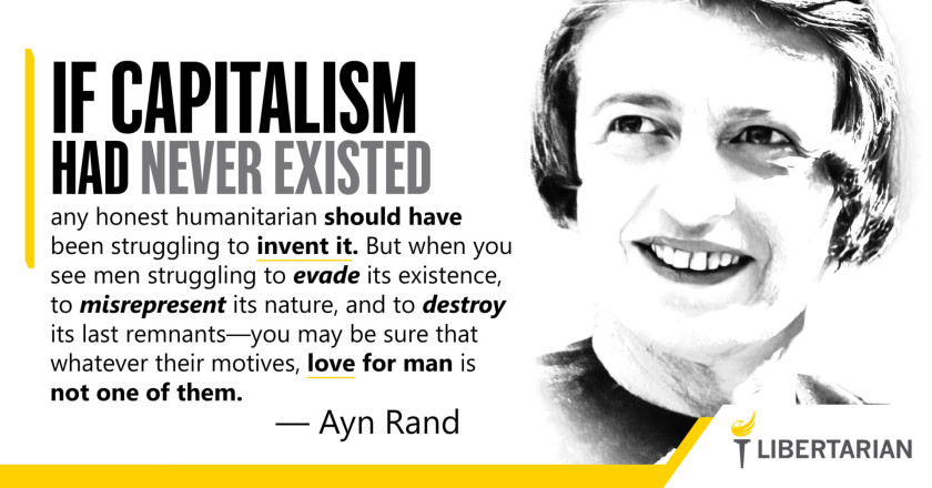 LW1446: Ayn Rand – If Capitalism Never Existed