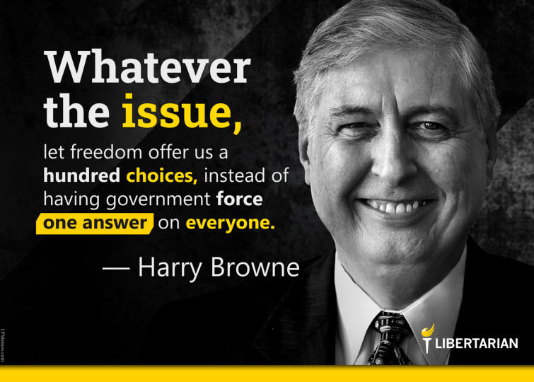 LF1040: Harry Browne – Freedom Offers a Hundred Choices
