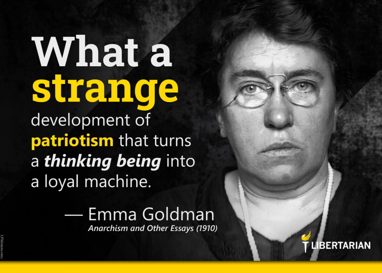 LF1051: Emma Goldman – Patriotism and Obedience