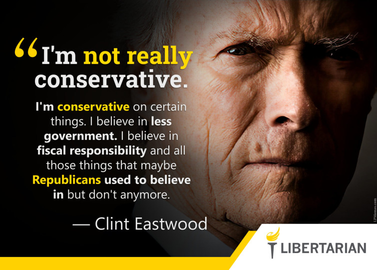 LF1169: Clint Eastwood – I’m not really conservative