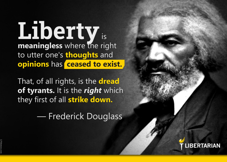 LF1209: Frederick Douglass – Freedom of Speech is the Dread of Tyrants
