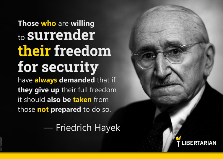 LF1221: Friedrich Hayek – Those Who Surrender Freedom for Security