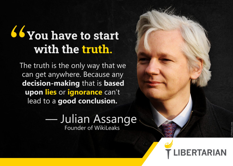 LF1319: Julian Assange – Start with the Truth