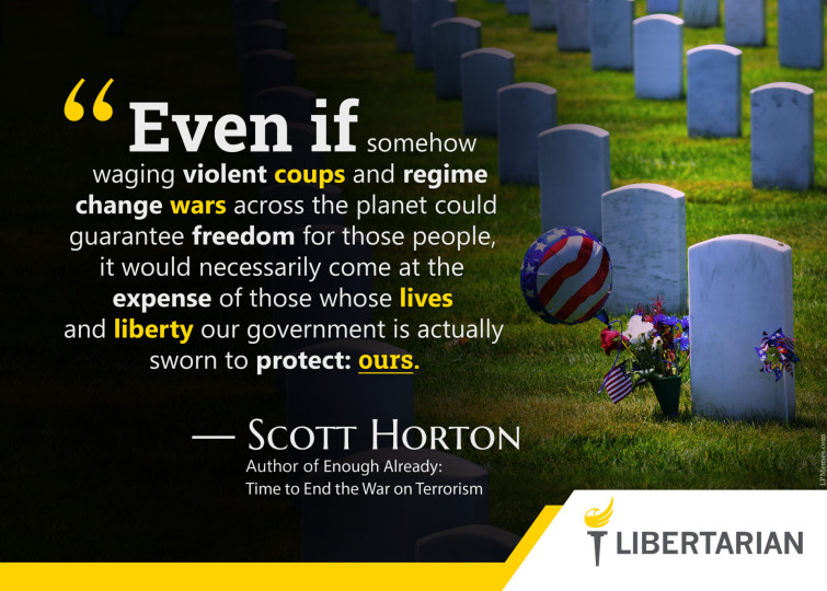 LF1343: Scott Horton – It Would Be At the Expense of Our Liberty