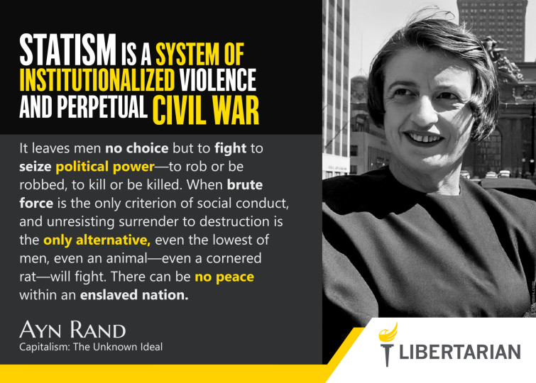 LF1404: Ayn Rand – Statism is Perpetual Violence