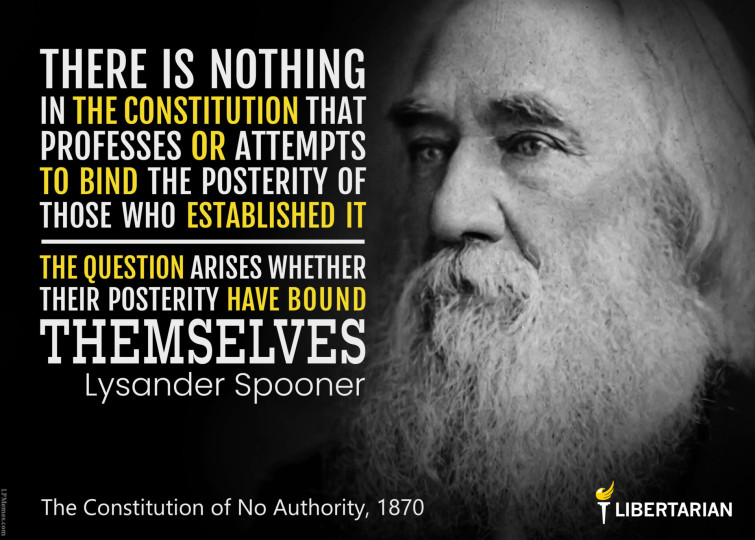 LF1420: Lysander Spooner - Nothing in the Constitution