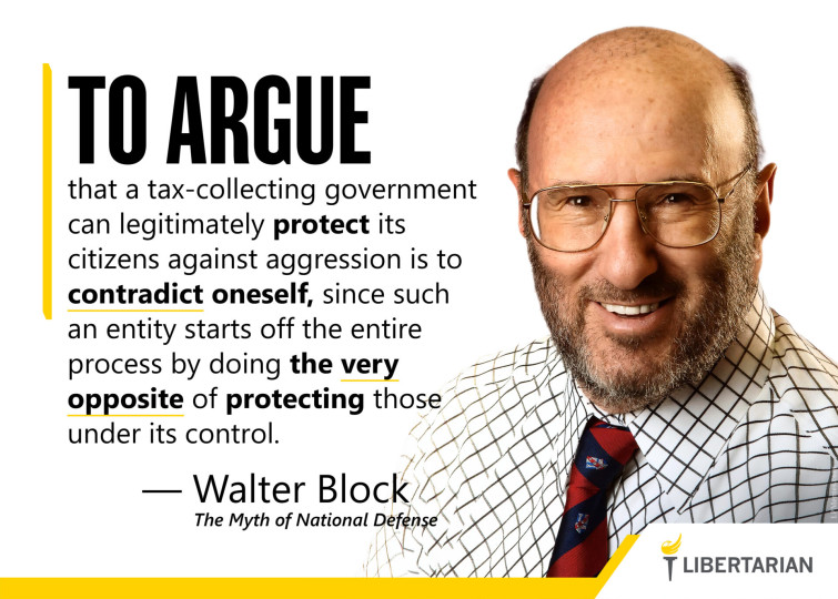 LF1434: Walter Block - A Tax-Collecting Government