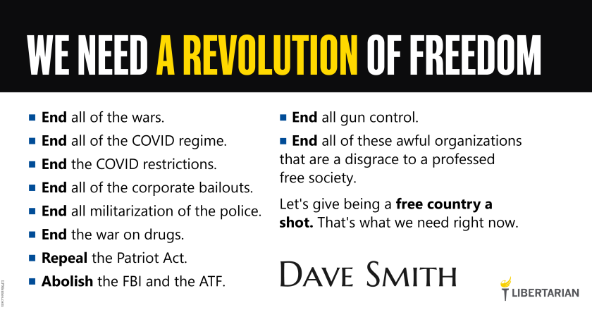 LW1435: Dave Smith – Revolution of Freedom