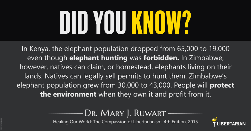 LW1357: Mary Ruwart – Zimbabwe’s Elephants