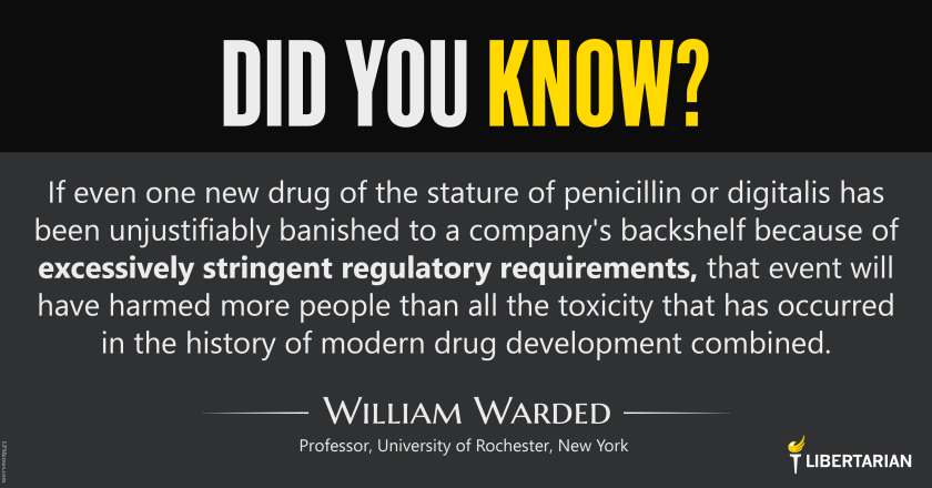 LW1368: William Warded – Excessive Regulations in Drug Development