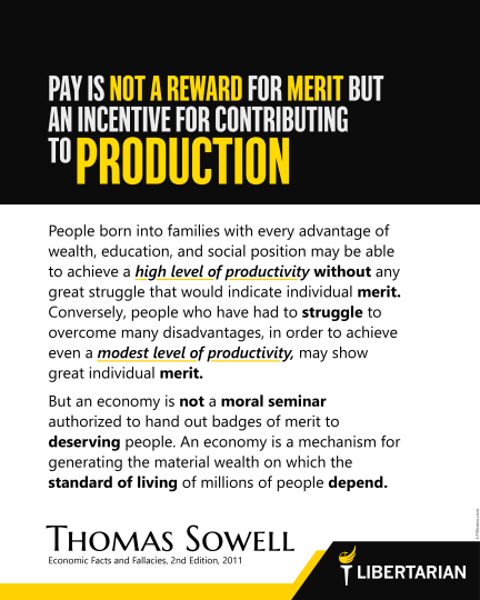 LF1386: Thomas Sowell – Pay is Not a Reward for Merit