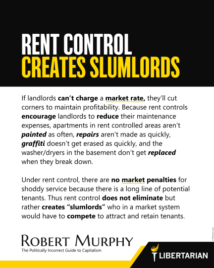 LF1447: Bob Murphy - Rent Control Creates Slumlords