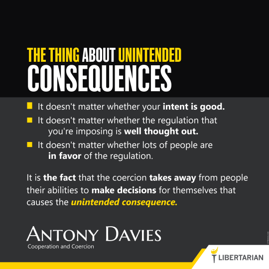 LF1424: Antony Davies - About Unintended Consequences
