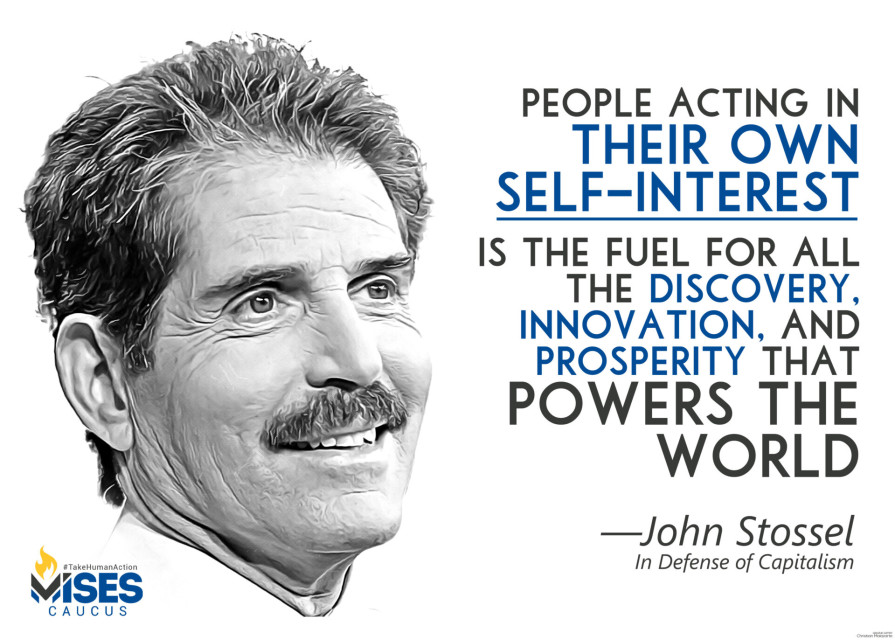 F1126: John Stossel - Acting in Self-Interest