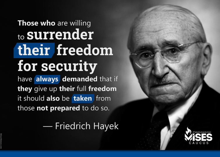 F1221: Friedrich Hayek - Those Who Surrender Freedom for Security