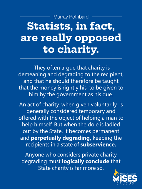 F1248: Murray Rothbard - Statists are Really Opposed to Charity