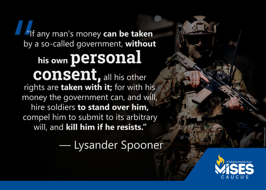 F1285: Lysander Spooner - If Money Can Be Taken by Government