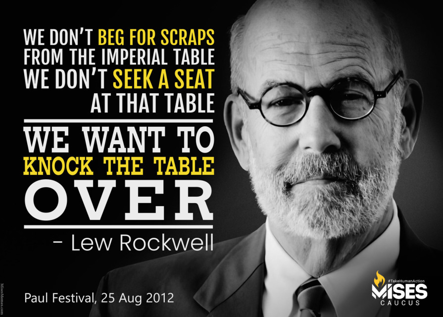 F1300: Lew Rockwell - Knock the Table Over