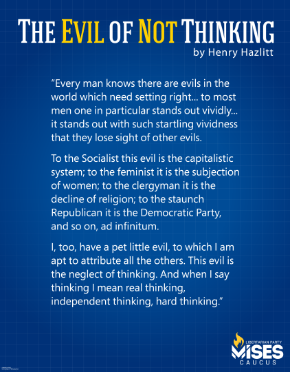 F1304: Henry Hazlitt – The Neglect of Thinking