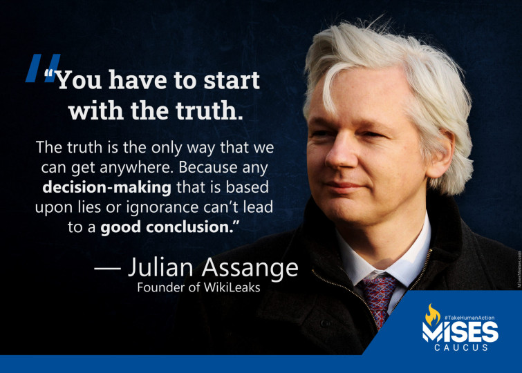 F1319: Julian Assange – Start with the Truth