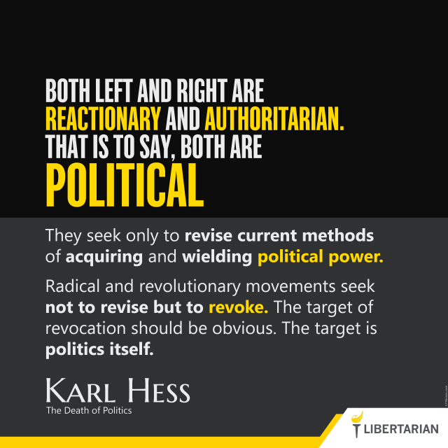 LF1307: Karl Hess – Radical and Revolutionary Movements