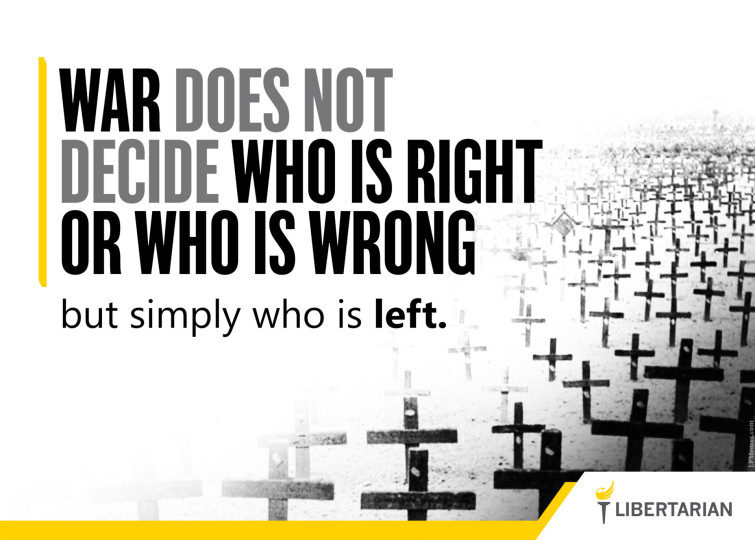 LF1428 - War Does Not Decide Who is Right