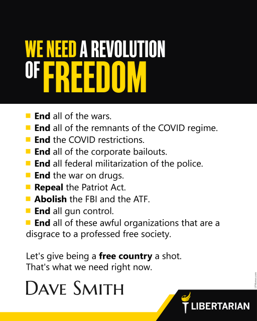 LF1435: Dave Smith – Revolution of Freedom