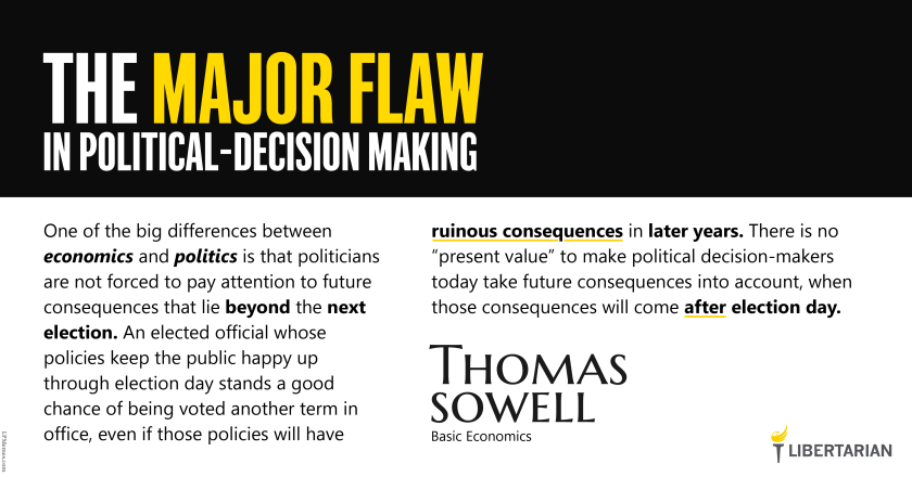 LW1441: Thomas Sowell - The Major Flaw in Politics