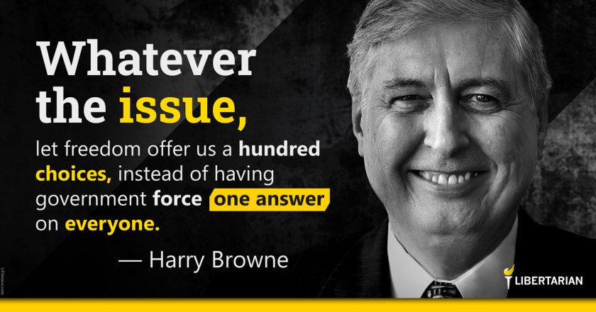LW1040: Harry Browne – Freedom Offers a Hundred Choices