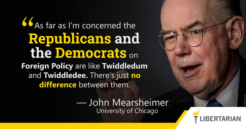 LW1329: John Mearsheimer: Twiddledum and Twiddledee