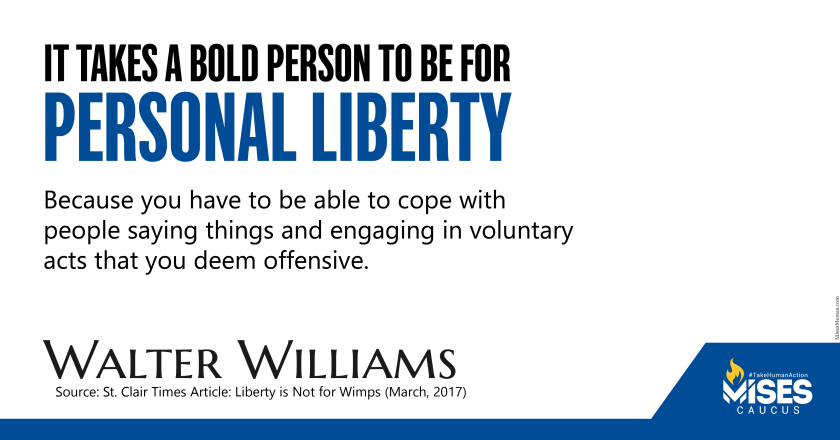W1324: Walter Williams – Be Bold