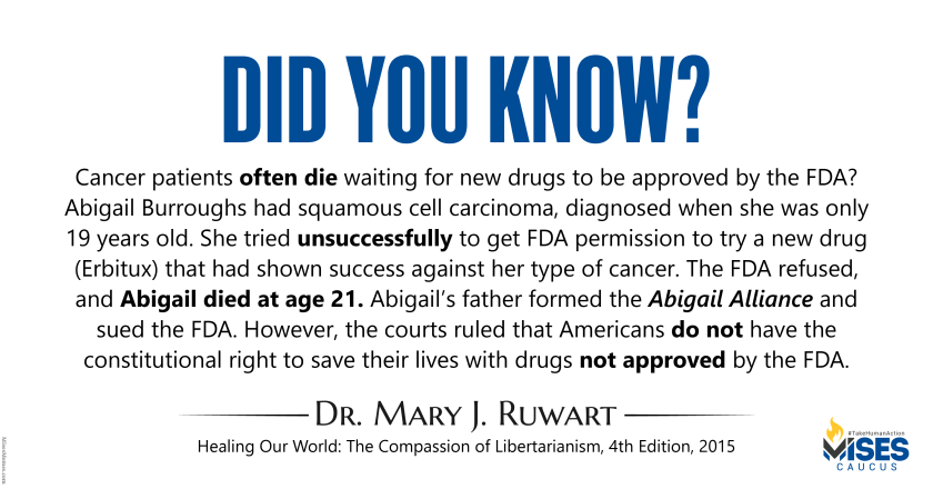 W1362: Mary Ruwart - Patients Die Waiting for New Drugs