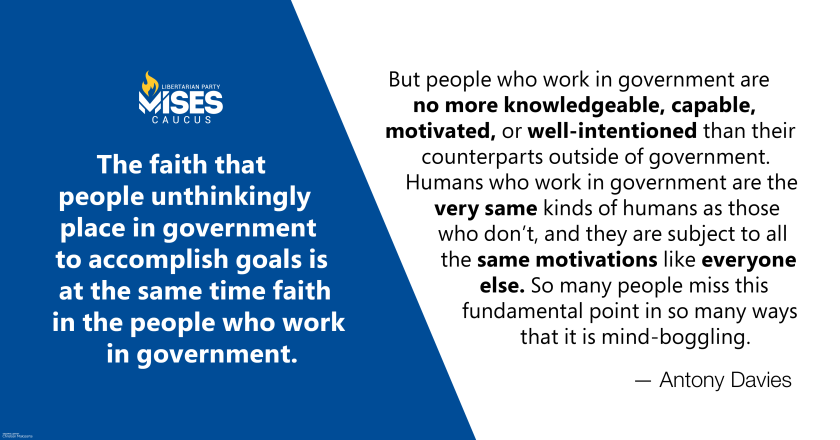 W1372: Antony Davies – The Humans Who Work in Government