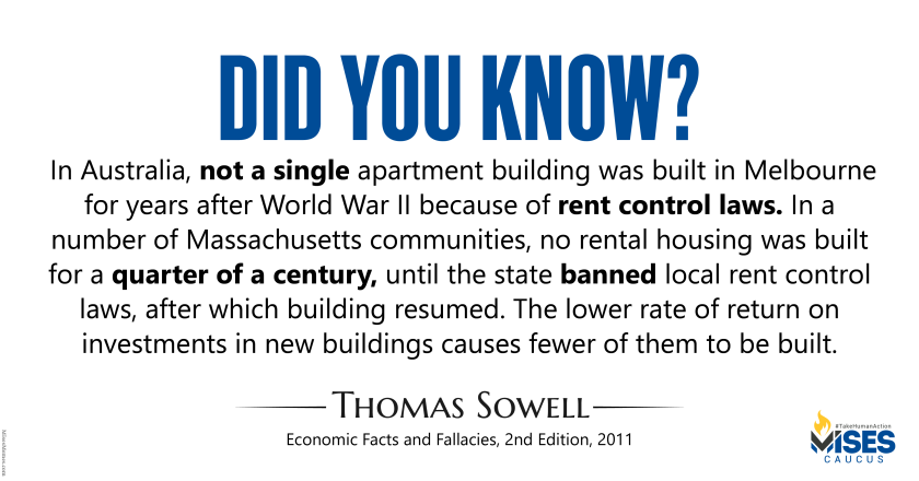 W1376: Thomas Sowell – Rent Control Laws